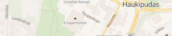 Karte K-Supermarket Revontori Haukipudas