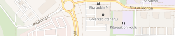 Karte K-Supermarket Ritaharju Oulu