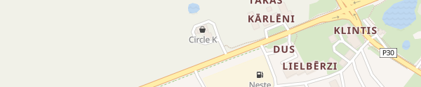Karte Circle K Bērzkrogs