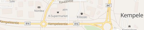 Karte K-Supermarket Kempele