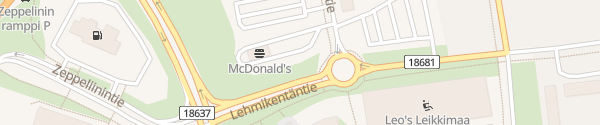 Karte McDonald's Kempele