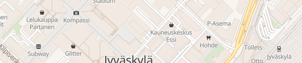 Karte P-Sokos Jyväskylä