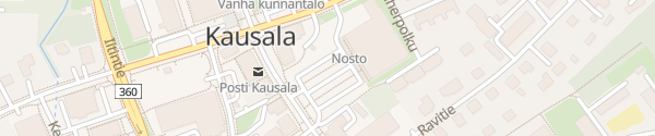 Karte S-market Kausala