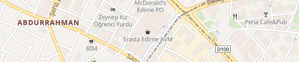 Karte Schnellladesäule Erasta AVM Edirne