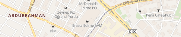 Karte Erasta AVM Edirne