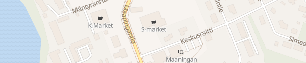 Karte S-market Maaninka