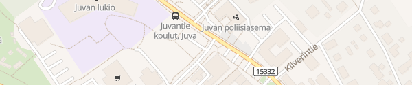 Karte Juvan kunta Juva