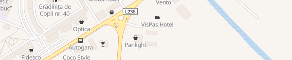 Karte Hotel VisPas Balti