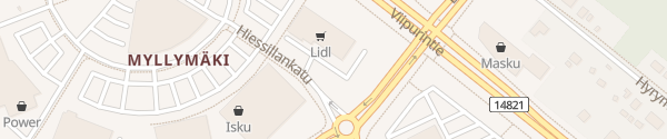 Karte Lidl Myllymäki Lappeenranta