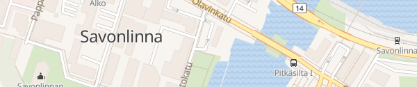 Karte Puistokatu Savonlinna