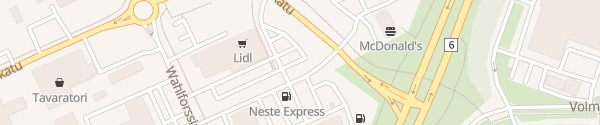 Karte Lidl Kuurnankatu Joensuu