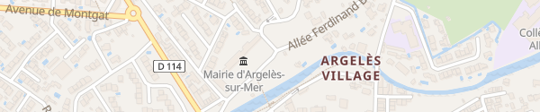 Karte Mairie Argelès-sur-Mer