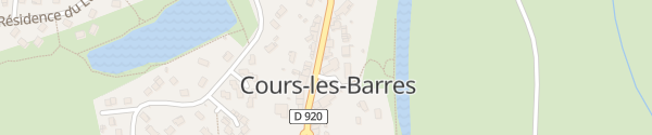 Karte Grande Rue Cours-les-Barres