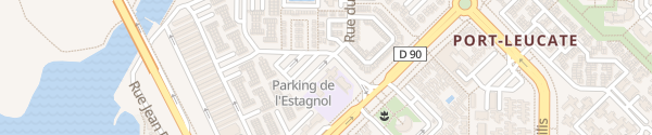 Karte Rue de l'Estagnol Leucate