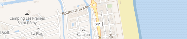 Karte Avenue du Grau Argelès-sur-Mer
