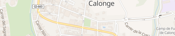 Karte Plaça de la Concordia Calonge
