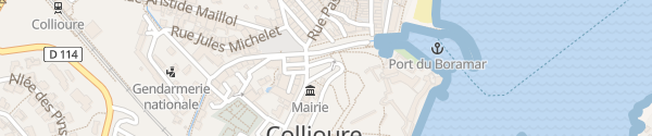 Karte Place du 8 Mai 1945 Collioure