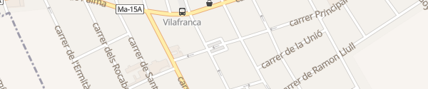 Karte Plaça Major Vilafranca de Bonany