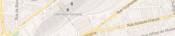 Karte Parking gare de Clermont Ferrand Clermont-Ferrand