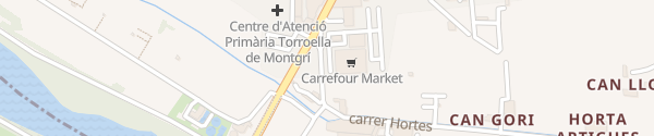 Karte Carrefour Torroella de Montgrí