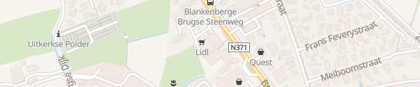 Karte Lidl Blankenberge