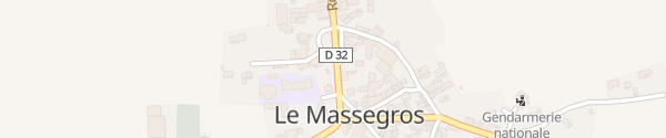 Karte Place du Calvaire Le Massegros