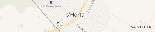 Karte Plaça Sant Isidre S'Horta