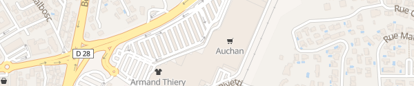 Karte Auchan Béziers