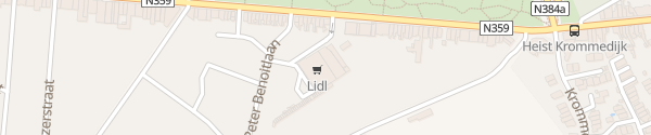 Karte Lidl Knokke-Heist