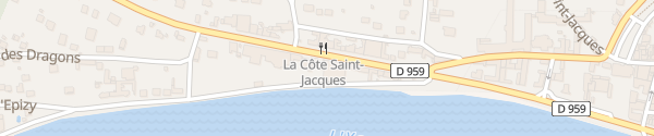 Karte La Côte Saint Jacques & Spa Joigny