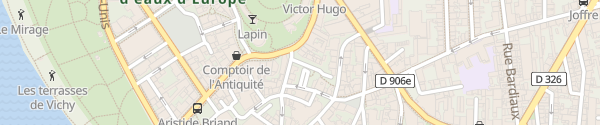 Karte Rue Porte de France Vichy