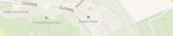 Karte Beach Hotel Zoutelande