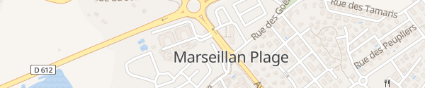 Karte Parking Résidence Les Colibris Marseillan