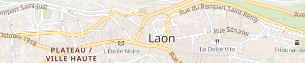 Karte Mairie Laon