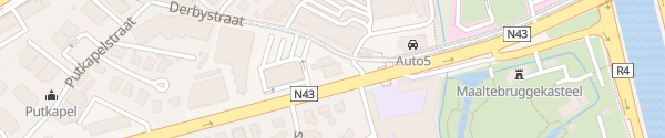 Karte Q8 Tankstelle Gent