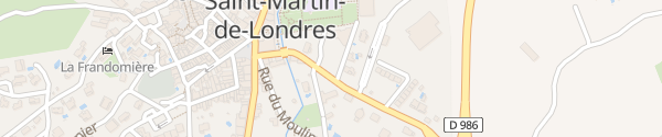 Karte Route du Pic Saint-Loup Saint-Martin-de-Londres