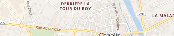 Karte Place Saint-Martin Chablis
