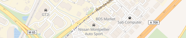 Karte Nissan Montpellier Auto Sports Lattes