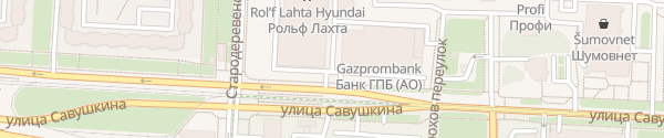 Karte Hyundai Autohaus Sankt Petersburg