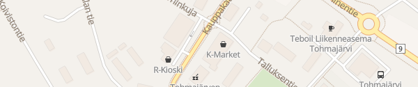 Karte K-Market Tiilikainen Tohmajärvi