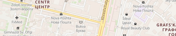 Karte TSUM Kyiv Київ