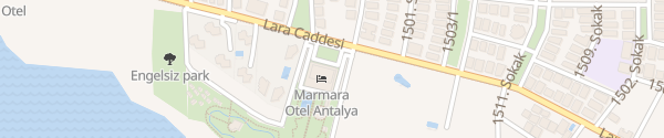 Karte The Marmara, Antalya Muratpaşa