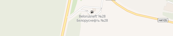 Karte Belorusneft Tankstelle 28 Новая Гута