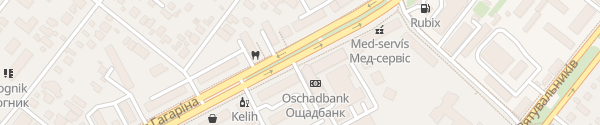 Karte Oschtschadbank Dnipro