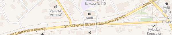 Karte Kharkiv Audi Center East Charkiw