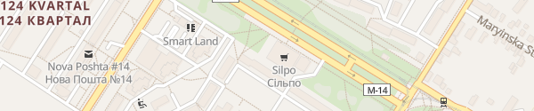 Karte Silpo Schewtschenko-Boulevard Mariupol