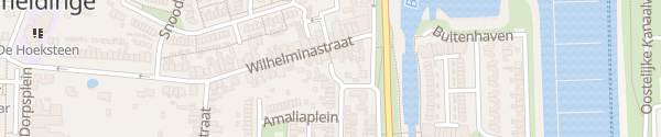 Karte Prinses Julianastraat Wemeldinge