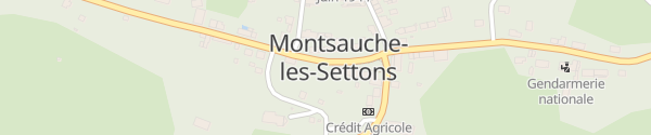 Karte Place des Morts pour la France Montsauche-les-Settons