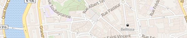Karte Place de l'Hôtel de ville Alès