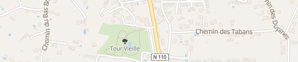 Karte Chemin de Tour Vieille Alès